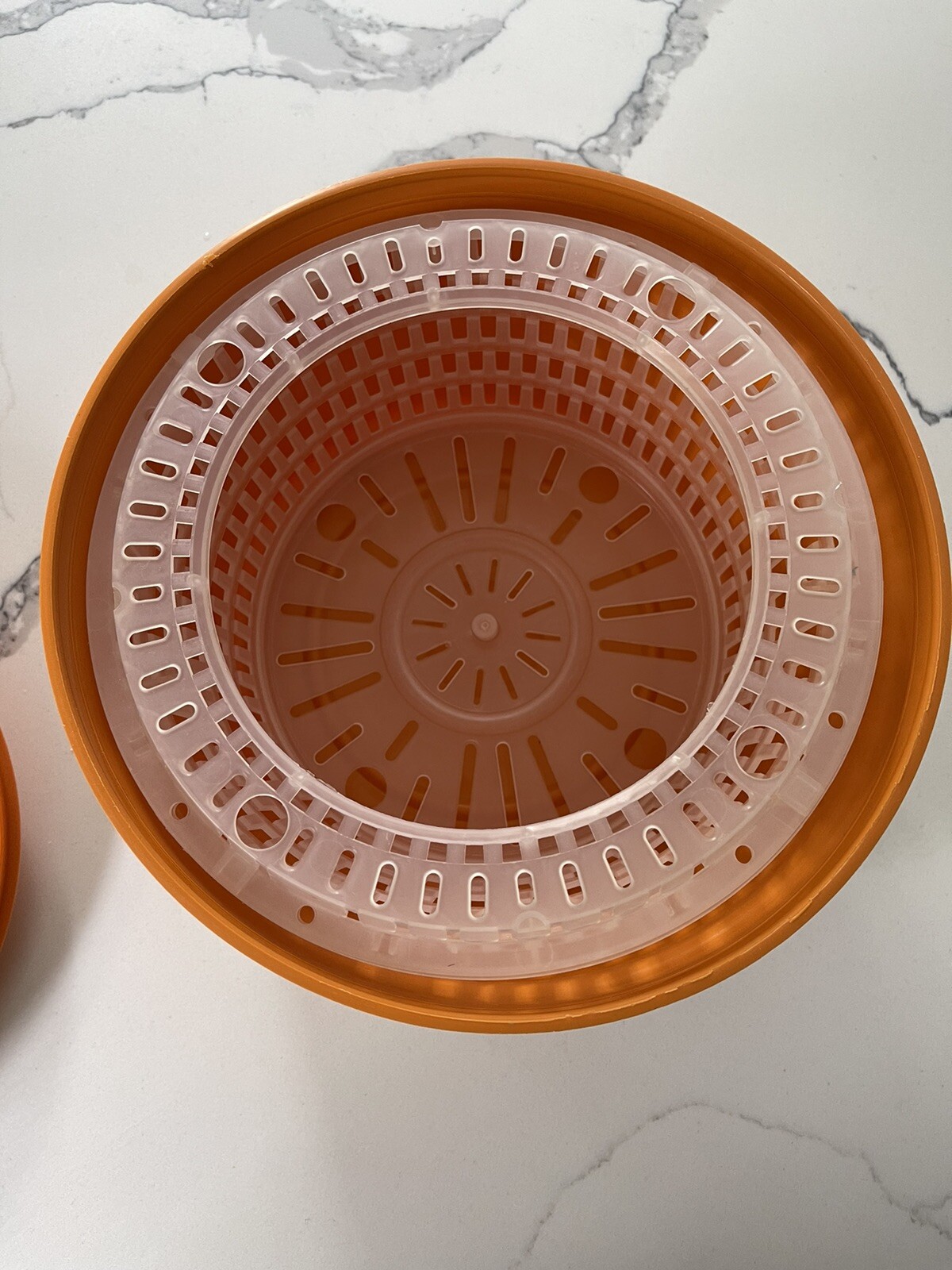 Vintage orange moulinex salad spinner eBay