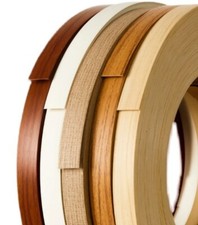 BORDO PREINCOLLATO MOGANO  MT. 10  H.22 MM  VERO LEGNO per mobili