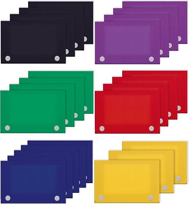 3 X 5 Inch Index Card Case, 24 Pack, Semi-Rigid Plastic, with Clear Index Divide