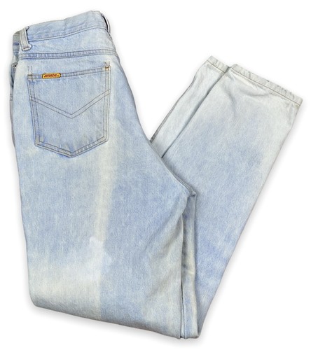 Vtg 90s Jordache Tapered Leg Light Wash 