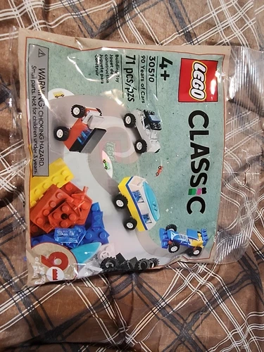 LEGO Classic 90 YEARS OF CARS Polybag New Sealed 71 pcs 30510 Vintage