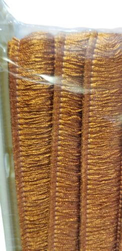 Conso 2013 Sewing Trim Burnt Orange 1.25"Fringe 18 yards New - Picture 3 of 10