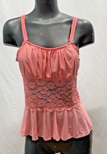 Cabernet Lingerie Women's Babydoll Coquette Chemise Lace Sz S