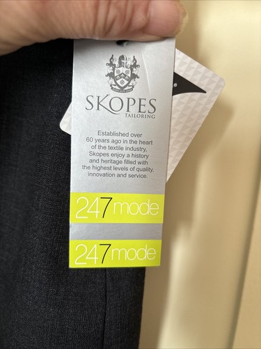 SKOPES Marie Ladies Charcoal Grey Wool Blend Lined Tailored Skirt Size 12 S NEW - Picture 5 of 13