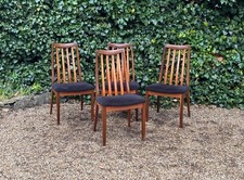 VINTAGE G PLAN FRESCO DINING CHAIRS BY LESLIE DANDY  X 4
