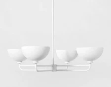 Threshold Designed with Studio McGee White Chandelier-Brand New