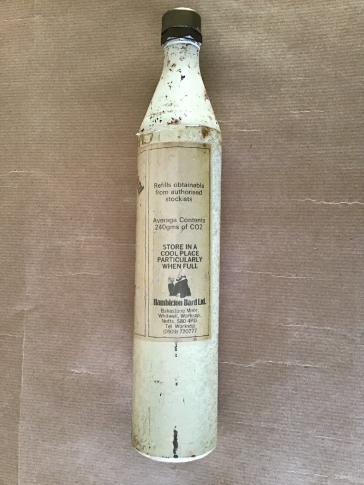 Hambleton Bard CO2 Empty Cylinder for Refill for Homebrew Pressure