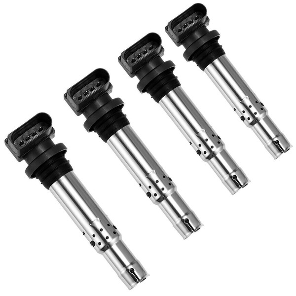 4X ZüNdspule FüR Vw Golf 5 6 Polo Touran 1.6 Audi A3 Seat Ibiza Skoda Octavia-image