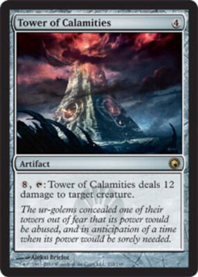 Tower of Calamities ~ Moderately Played Scars of Mirrodin MTG Magic UltimateMTG 