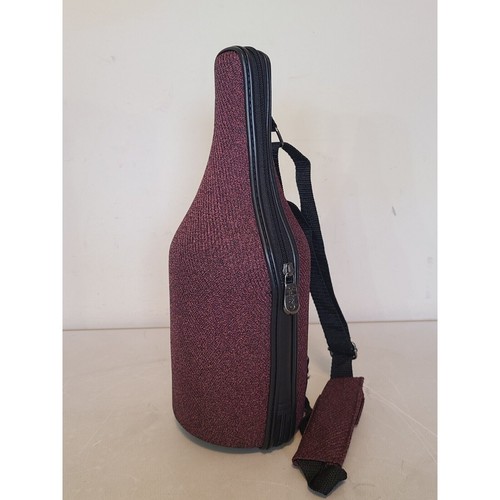 The Caddy O Wine Bottle Carrying Tote NEW with BOX & Corkscrew Chiller Burgundy - Picture 2 of 22
