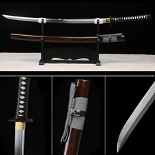 Razor Sharp Japanese Samurai Sword Katana 9260 Spring Steel O-Kissaki Full Tang