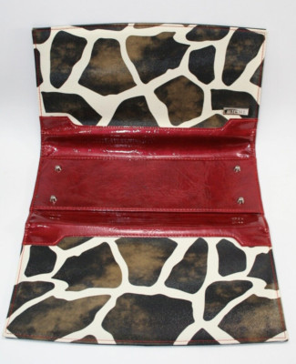 NWOT JAYMA Giraffe Brown White  Red Miche Classic Bag Shell  Only