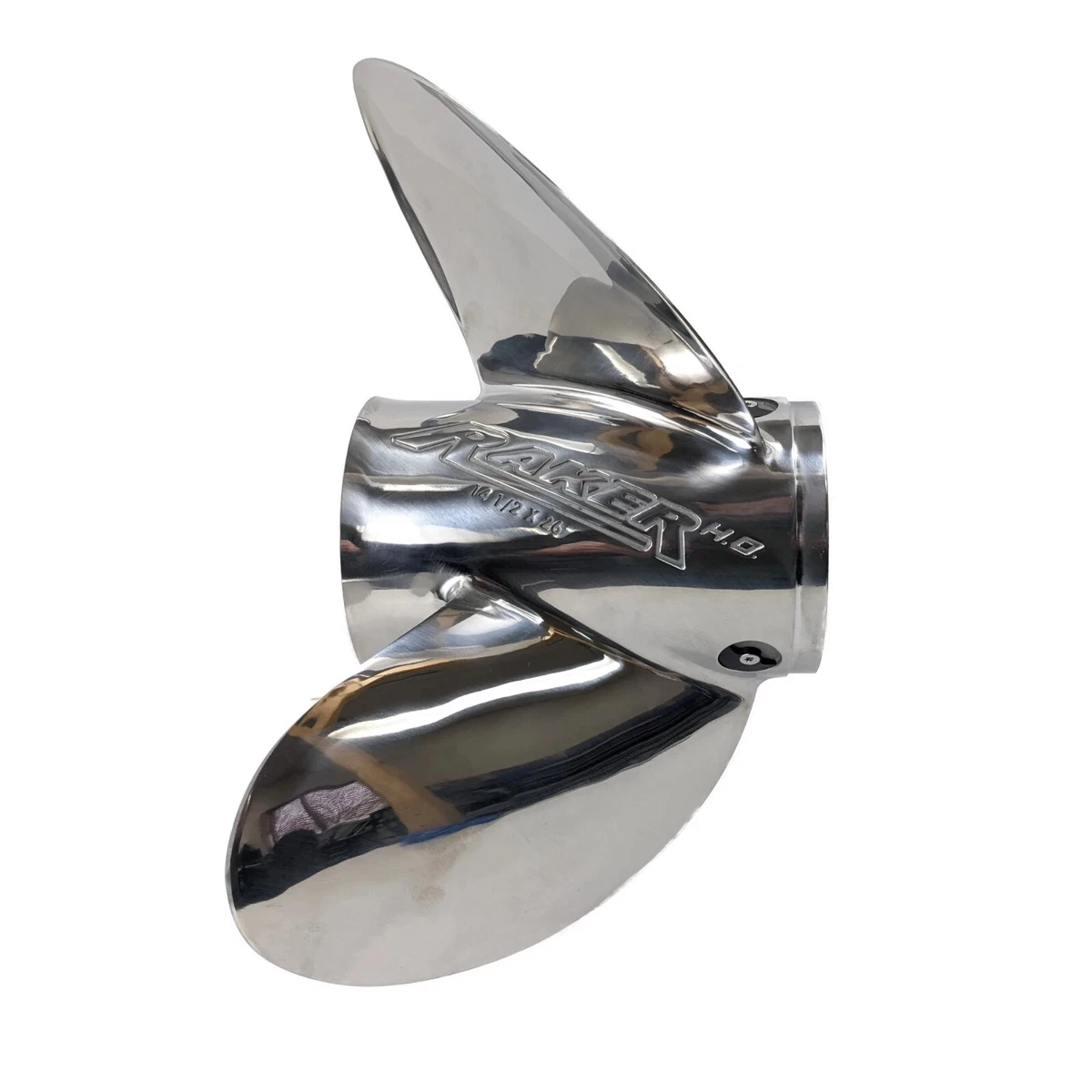 Hélice de aluminio de 3 palas Johnson Evinrude de 4 tiempos y 30 HP, 10,3 x 12 R - Solas