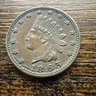 1863 Indian Head Cent 1C - CIVIL WAR DATE - With Full Liberty