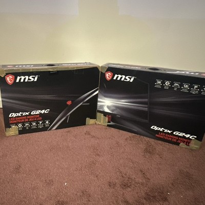 MSI Optix G24C 24 inch Widescreen Curved LED Gaming Monitor for