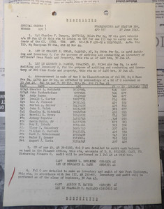 WWII 1945 Albion T Sawyer 361st 356th 823rd 447th