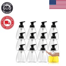 Versatile 12 Pack Foaming Soap Dispenser - Ideal for Home  Commercial Use