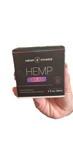 HEMP POWER Cream with Hemp, Menthol, MSM Arnica, Support Your Back, Muscles, ...