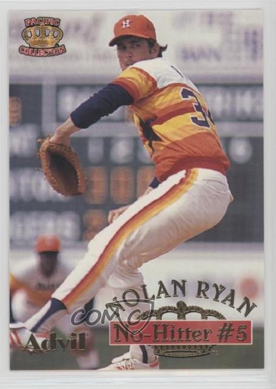 1996 Pacific Crown Collection Advil Nolan Ryan Nolan Ryan #9 HOF 1a3