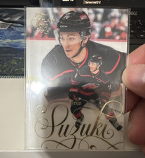 Upper Deck 2025-26 Flair Hockey Rookie Ryan Suzuki #164 Carolina Hurricanes