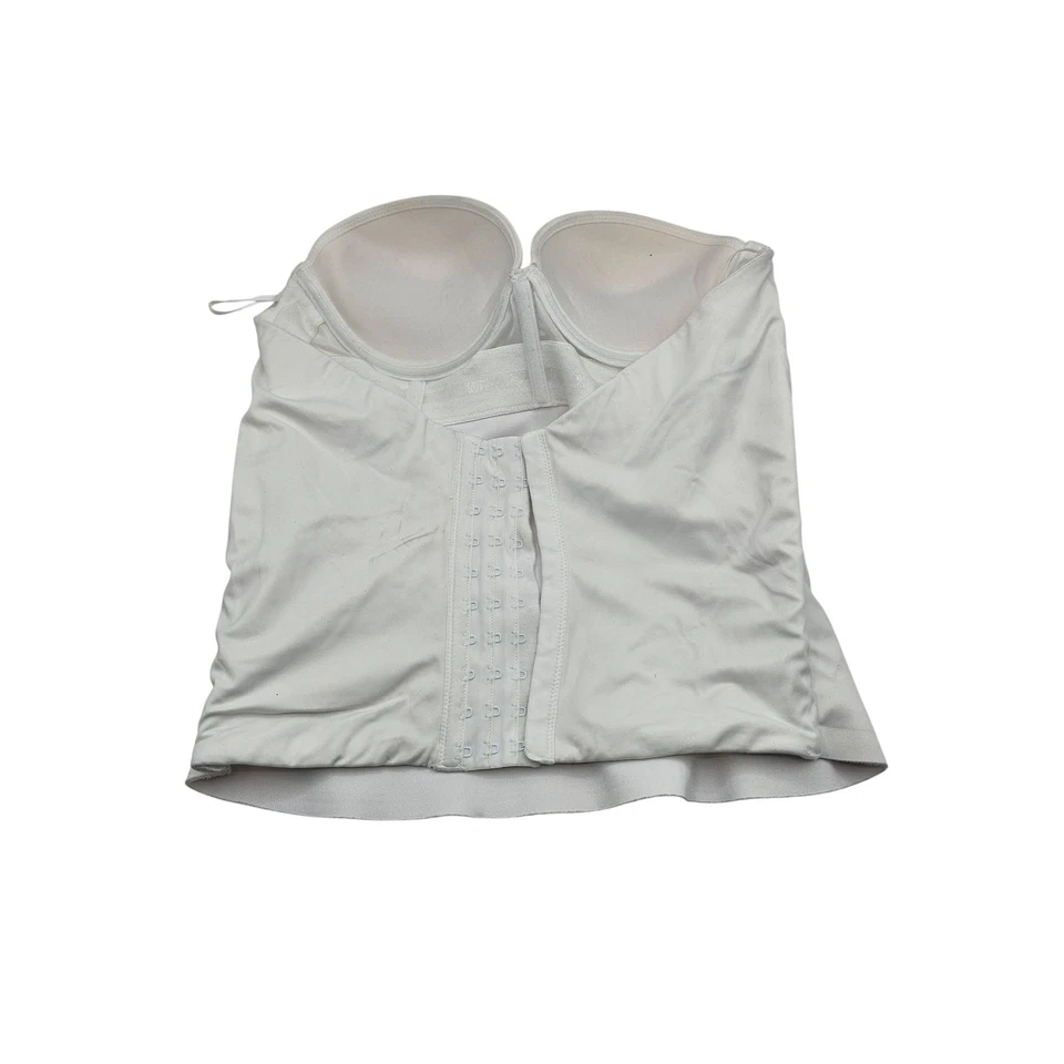 Felina Lingerie Womens Sz 36A Lightly Padded Corset Bustier White - Image 2 of 3
