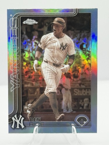 2025 Topps Chrome Sepia Refractor Ben Rice (#139) Yankees RC