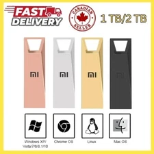 USB 3.0 Flash Drive 2TB 1TB Type-C Metal Disk Pen Flash Drive Memory Stick