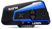 LEXIN B4FM Motorrad Bluetooth Headset, Helm Intercom, Kommunikationssystem BT5.0