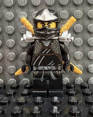 #ad #ad Lego Ninjago Minifigure Cole ZX With Shoulder Armor And Swords Njo0039 $27.99