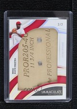 2022 Panini Immaculate Jumbo Relics Fielding Glove Prime 2/2 Josiah Gray 0q21