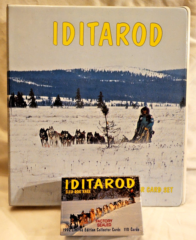 Iditarod Dog Sled Racing Card Binder Album + 1992 Limited Edition 110 SET SEALED