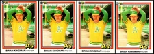 Donruss Brian Kingman (4) Card Lot - MUST-HAVE ITEM – ONLY TODAY!