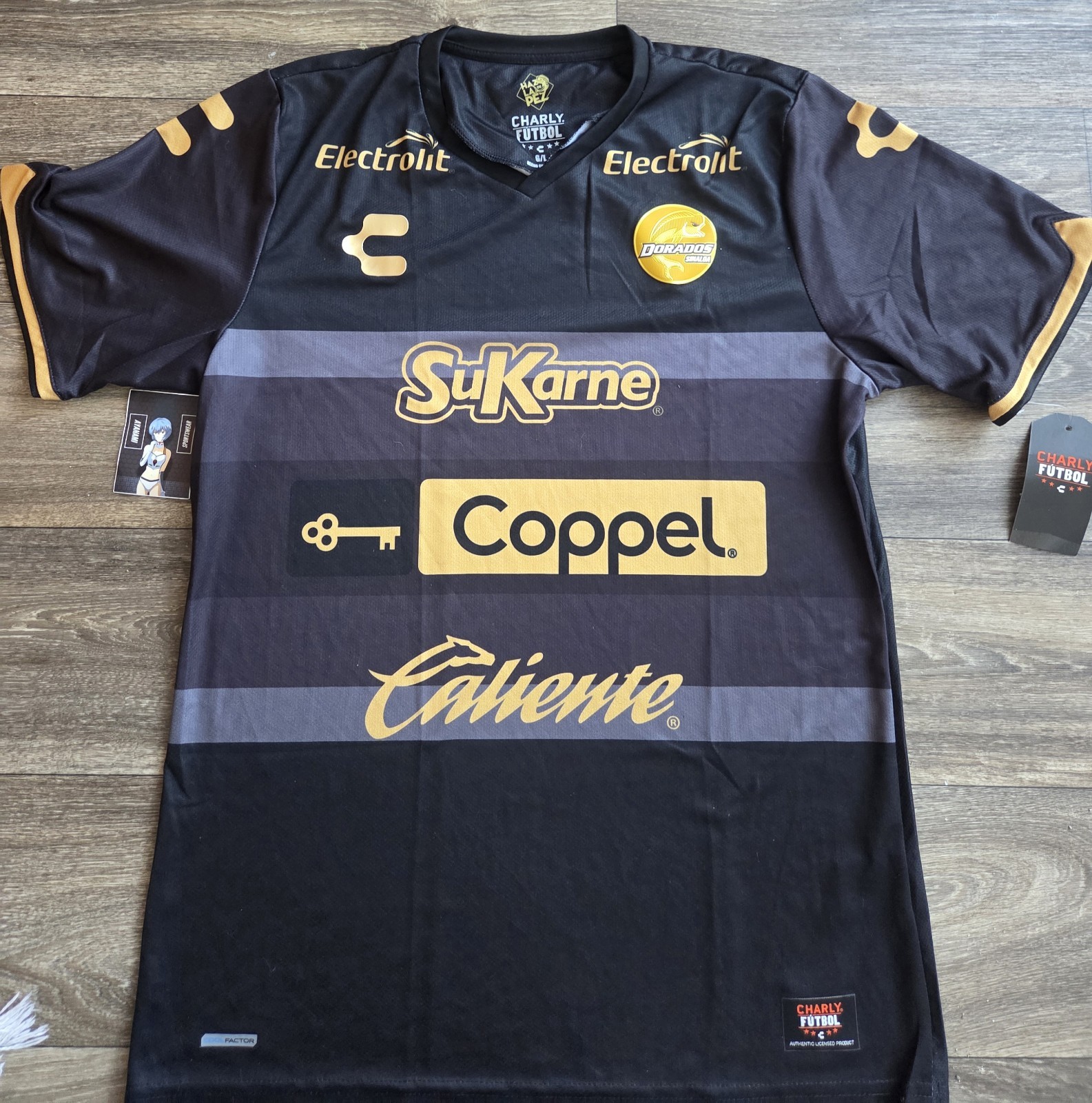 NWT Charly Dorados De Sinaloa 17/18 Away Futbol Soccer Jersey Mens Size Large