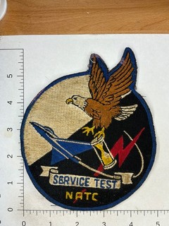 VINTAGE US NAVY SERVICE TEST NATC PATCH