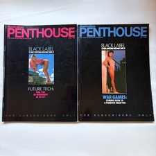 Australian Penthouse BLACK LABEL - 1988 June & July - RARE Vintage Magazines