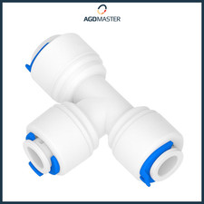 Schnellverbinder 1/4" T-St&uuml;ck f&uuml;r 6,4 mm Schlauch Umkehrosmose Wasserfilter