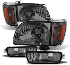 Headlights Front Lamps Corner Signal Lights for 2001-2004 Toyota Tacoma Truck