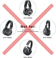 ATH-M50xBT Cable, Coiled Aux Cord for Audio Technica ATH-M50xBT2, ATH-SR50BT ...
