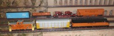 Williams Milwaukee Road EMD F45 plus 6 Lionel MTH K-Line Weaver freight cars