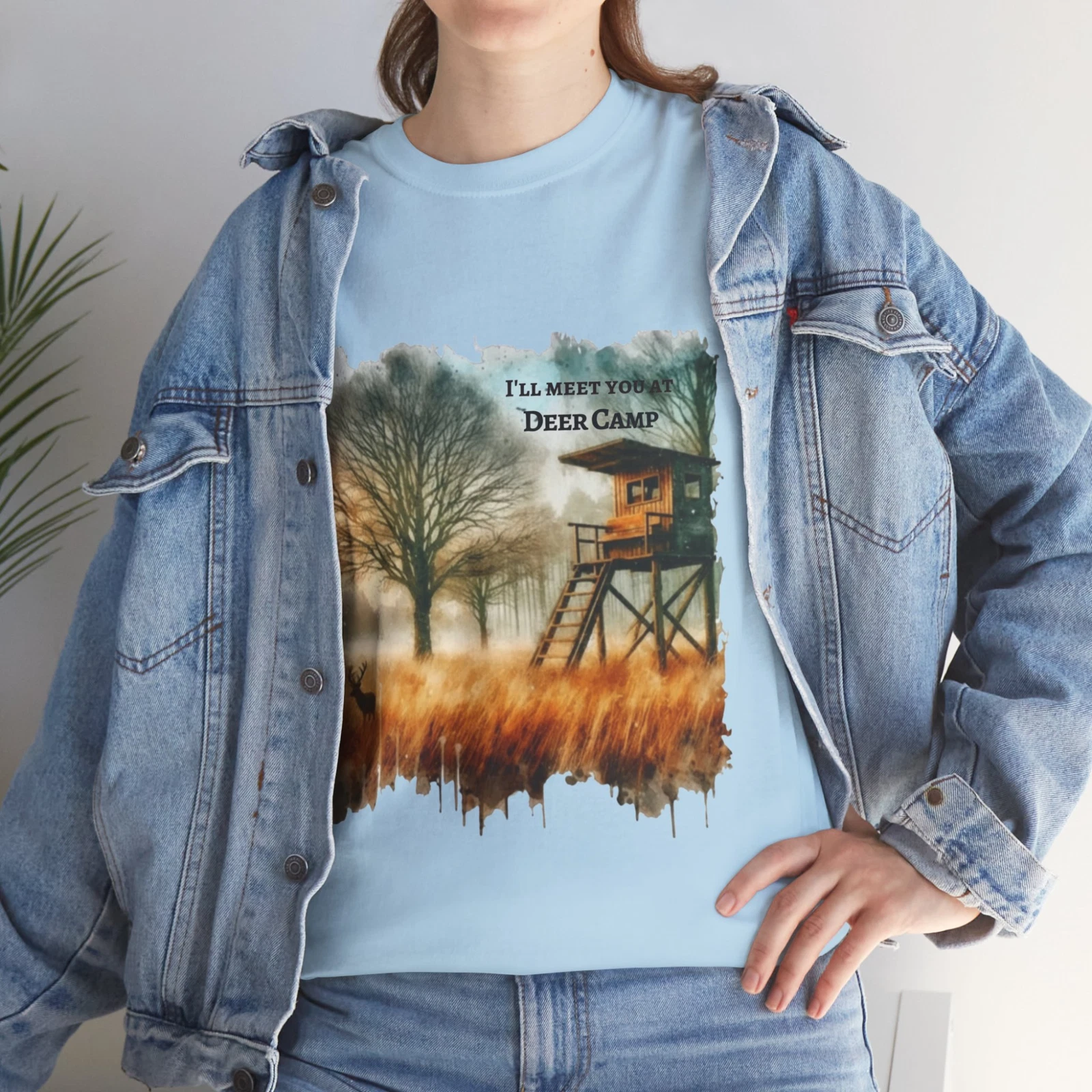 I'll Meet You at Deer Camp T-shirt-Hunting Camp Country Tee