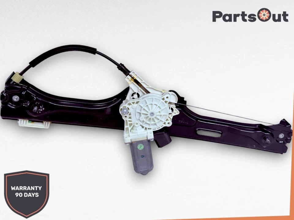 BMW X5 E70 2007-2013 puerta trasera derecha ventana cristal regulador con motor OEM Foto 4 de 4