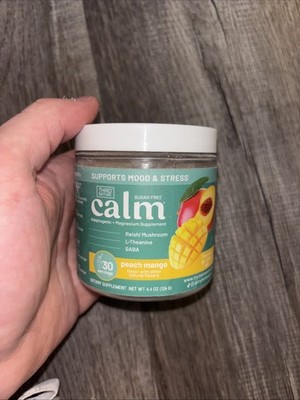 Third Nature Daily Calm Drink Mix - Peach Mango - 30 servings - Reishi Mushroom