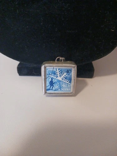 Pewter Jewel Kade Snowflake/stamp Pendant/charm