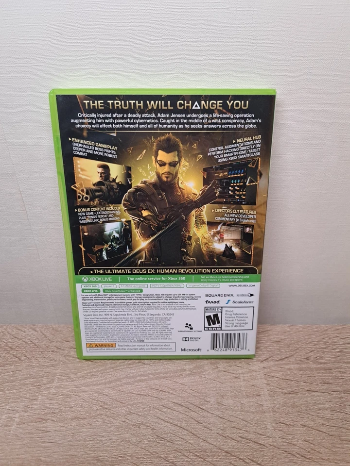 Deus Ex: Human Revolution - Director's Cut - Xbox 360 Game - Image 2 of 4