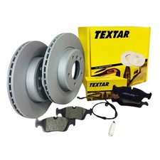 TEXTAR BREMSSCHEIBEN 300mm + BELÄGE HINTEN für MERCEDES GLK-KLASSE X204