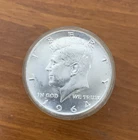 1964 Kennedy half dollars Roll of 20 coins 90% Silver BU