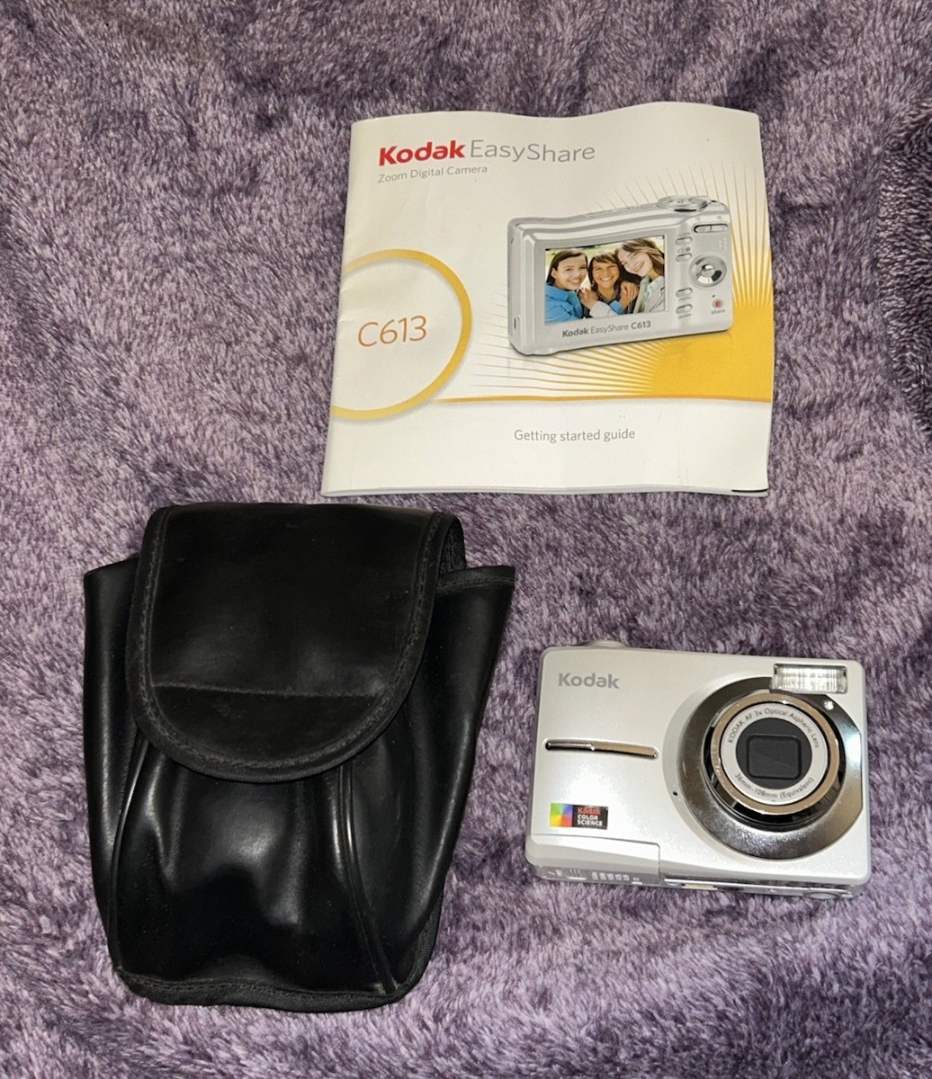 Kodak Digital Camera EasyShare C613 6.0MP w/ Case + - Tested