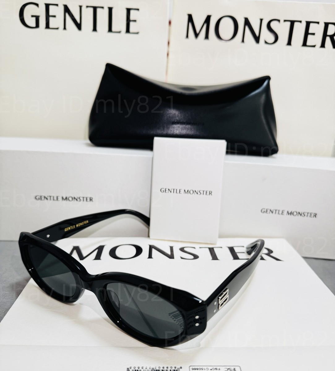 GentleMonster Sunglasses Rococo 01 Black Frame Black Lenses | eBay