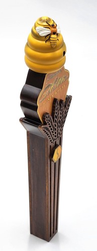 Anheuser Busch Michelob Golden Honey Wheat Bees And Hive Beer Tap Handle 13.5 in - Picture 6 of 18