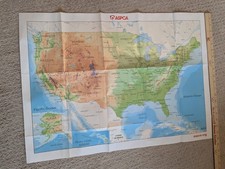 Large United States Map 20" x 28# ~ ASPCA